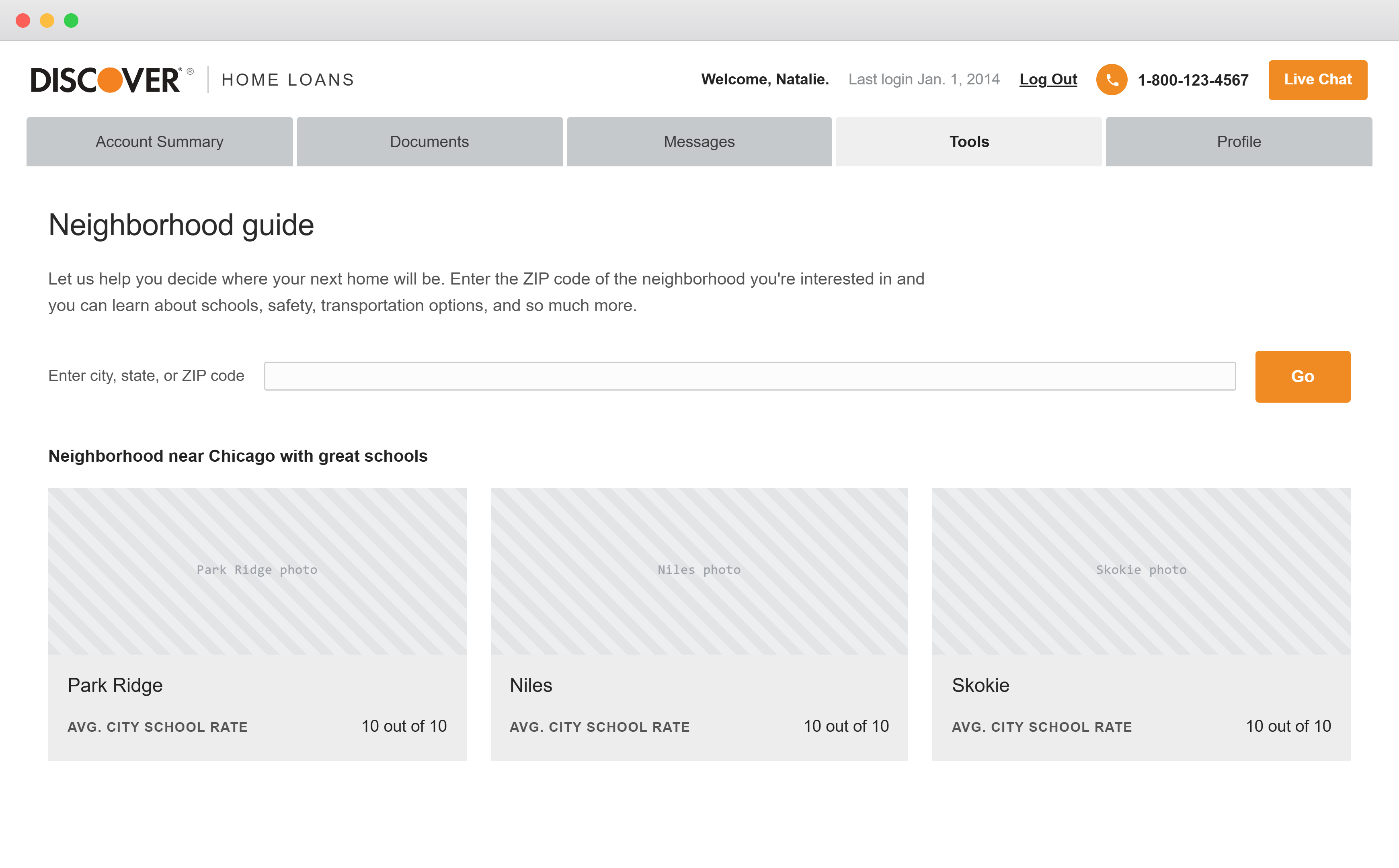 Old design — Neighborhood guide