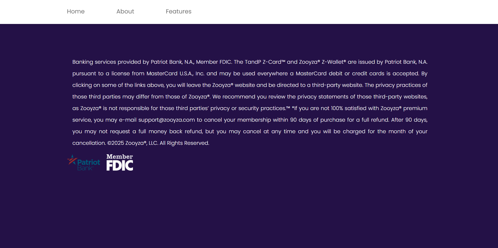 Zooyza Website After