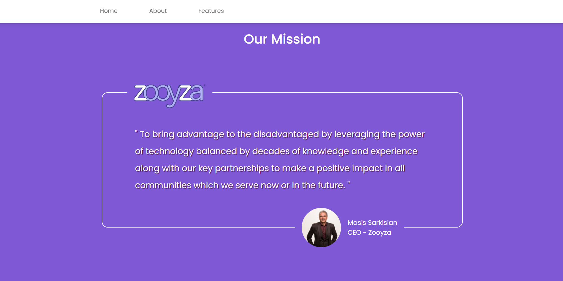 Zooyza Website After